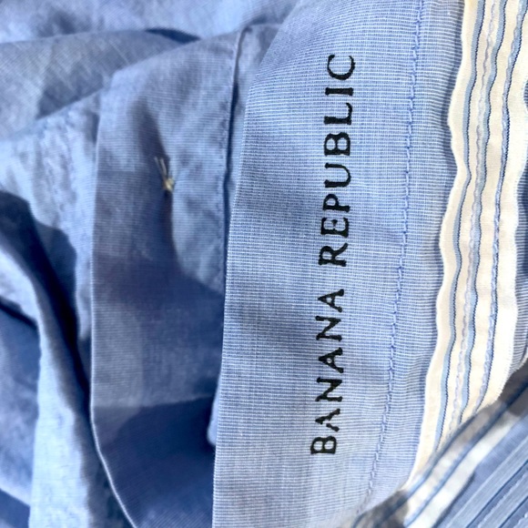 Banana Republic Mens Pintuck tuxedo style shirt, size Large - Picture 5 of 7